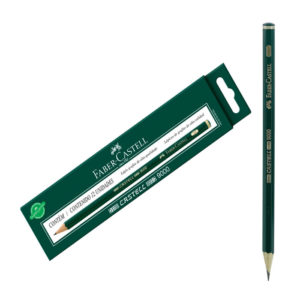 LAPIS PRETO ECOLAPIS GRAFITE 9000 SEXTAVADO Ref.SM/9000 FABER CASTELL