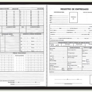 LIVRO REGISTRO DE  EMPREGADOS 50FLS. SAO DOMINGOS