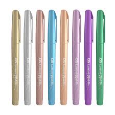 MARCA TEXTO 8 cores LUMINI METALLIC CIS