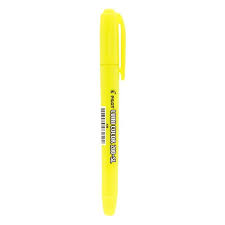 MARCA TEXTO LUMICOLOR AMARELA C/12 UNIDADES PILOT