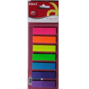 MARCADOR DE PAGINAS ADES. NEON  C/7X20FLS. TYSN31 EAGLE CIS