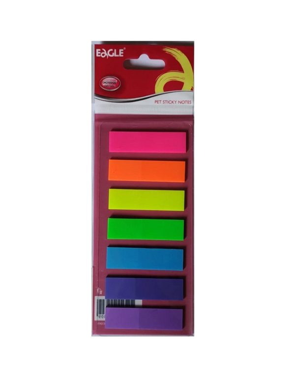 MARCADOR DE PAGINAS ADES. NEON  C/7X20FLS. TYSN31 EAGLE CIS