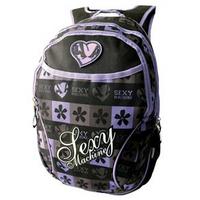MOCHILA DE COSTAS GRANDE LILAS SEXY MACHINE SMM12005U14 SANTINO