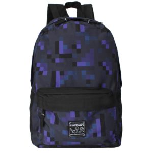 MOCHILA DE COSTAS GRANDE MINECRAFT PRETA  ref.11267 DMW