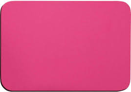 MOUSE PAD SLIM TECIDO EMBORRACHADO PINK 23 X 16CM REFLEX