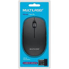 MOUSE USB WIRELESS STANDARD PRETO MO251 MULTILASER