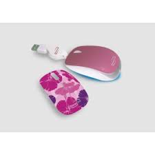 MOUSE 2 BOTOES USB RETRÁTIL SHINY NEWLINK OEX
