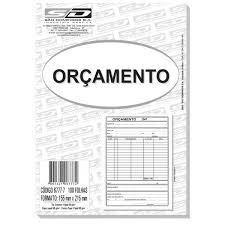 ORCAMENTO 100 FOLHAS  PACOTE C/10 BLOCOS SAO DOMINGOS