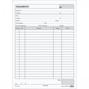 ORCAMENTO 100FLS.  C/10 TILIBRA