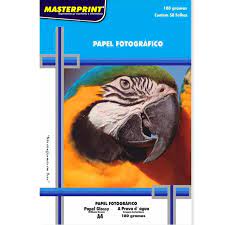 PAPEL FOTOGRAFICO A-4 180G/M C/50FOLHAS MASTERPRINT
