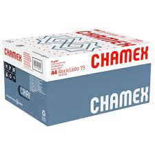 PAPEL SULFITE A-4 75G RECICLADO ECO C/5000FLS. CHAMEX
