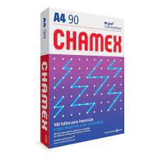 PAPEL SULFITE A-4 BRANCO 90g/m pacote c/500fls. CHAMEX