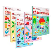 PAPEL SULFITE A-4 COLORIDO 75G C/100FOLHAS CHAMEX