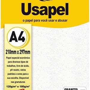PAPEL GRANITO NATURAL 180G C/50FLS. USAPEL FILIPERSON