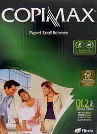 PAPEL SULFITE OFICIO-2 75G PACOTE C/500FLS. COPIMAX/CHAMEX