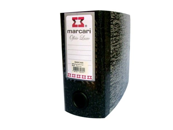 PASTA AZ DUPLICATA COM VISOR LOMBO LARGO PACOTE C/4 MARCARI