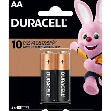 PILHA ALCALINA PEQUENA AA 1,5V C/2 DURACELL