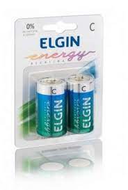 PILHA ALCALINA MEDIA C 1,5V C/2 ELGIN