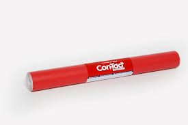 PLÁSTICO ADESIVO CONTACT OPACO  VERMELHO 45cmx10m VULCAN