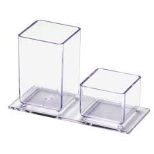 PORTA CANETA/CLIPS ACRILICO  REF. 939  ACRIMET