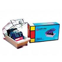 PORTA DISQUETES COM CHAVE P/50 UNIDADES LEADERSHIP