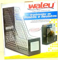 PORTA REVISTAS POLI. FUME 260X255X256MM REF.10170003 WALEU
