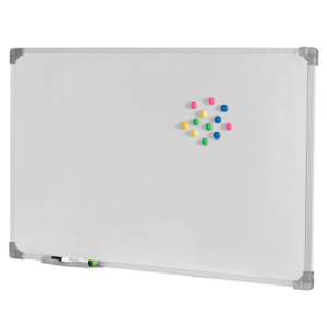 QUADRO BRANCO MOLDURA ALUMINIO MAGNETICO 120X90CM RE.8986 STALO