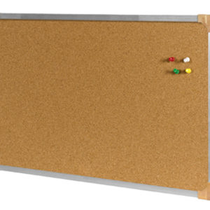 QUADRO DE AVISO CORTICA MOLDURA ALUMINIO 90X60CM STALO