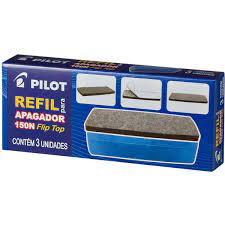 REFIL P/APAGADOR QUADRO BRANCO FLIP TOP C/3 PILOT