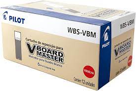 REFIL P/PINCEL WBS-VBM VERMELHA 5.5ML C/12 PILOT