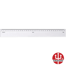 REGUA ACRILICA DESETEC 30CM REF.7130 TRIDENT