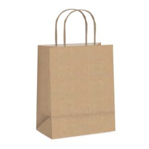 SACOLA P/PRESENTE Tamanho G PARDO 32X26,5X13CM C/10 CROMUS