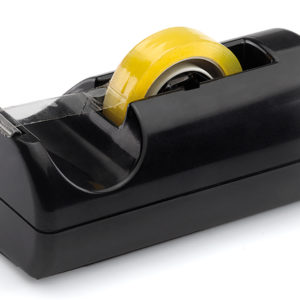 SUPORTE P/DUREX ERGONOMICO PEQUENO PRETO REF.10010009 WALEU