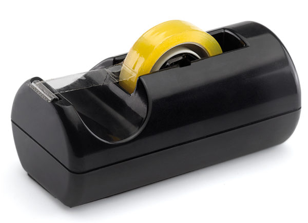 SUPORTE P/DUREX ERGONOMICO PEQUENO PRETO REF.10010009 WALEU