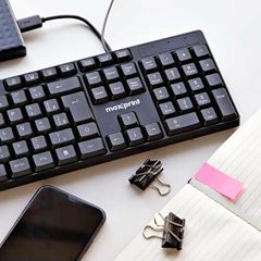 TECLADO USB 2.0 EASY OFFICE PRETO MAXPRINT - Imagem 2
