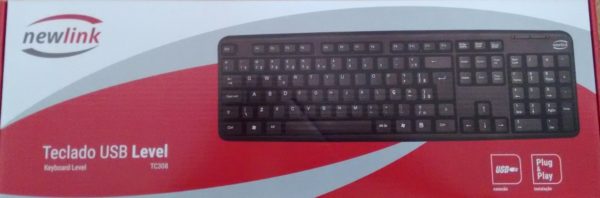 TECLADO USB PRETO LEVEL TC308 NEWLINK OEX