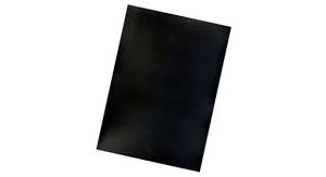 CAPA P/ENCADERNACAO A-4 C/100 PRETA POLIBRAS