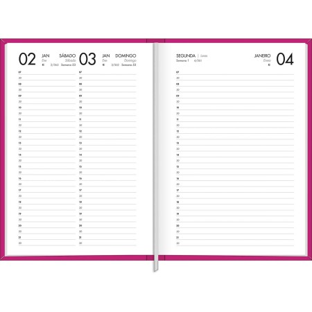 AGENDA ANUAL 2027 NAPOLI EXECUTIVA COSTURADA DIÁRIA FEMININA 352PG. TILIBRA - Imagem 4