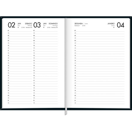 AGENDA ANUAL 2027 NAPOLI EXECUTIVA COSTURADA DIÁRIA 352PG. TILIBRA - Imagem 4