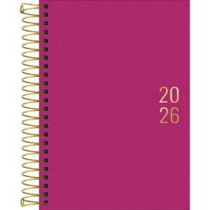 AGENDA EXECUTIVA NAPOLI 2026 ESPIRAL DIÁRIA FEMININA 12,9X18,7CM TILIBRA