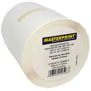 ETIQUETA ADESIVA TERMICA 10X15 ECOMMERCE COM 200 MASTERPRINT
