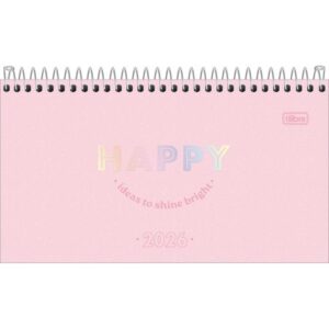 AGENDA ANUAL 2026 HAPPY M2 167X89MM 400PG. TILIBRA