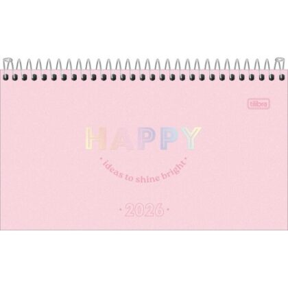 AGENDA ANUAL 2026 HAPPY M2 167X89MM 400PG. TILIBRA
