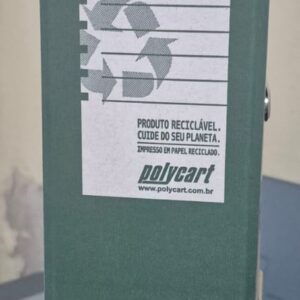 PASTA AZ OFICIO C/VISOR LARGA ECOQUALITY PACOTE COM 4  POLYCART