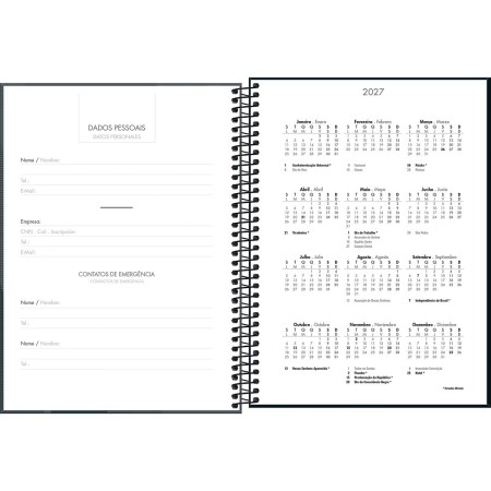 AGENDA ANUAL 2027 SPOT FEMININA M9 200X275MM 400PG. TILIBRA - Imagem 4