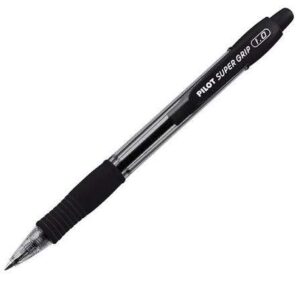 CANETA ESFEROGRÁFICA SUPERGRIP PRETA 1.0mm PILOT