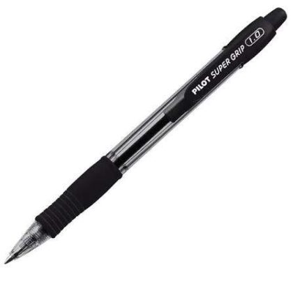 CANETA ESFEROGRÁFICA SUPERGRIP PRETA 1.0mm  PILOT