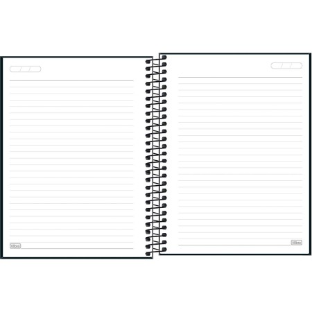 CADERNO UNIVERSITÁRIO ZIP PRETO CAPA DURA 20 MATÉRIAS 320 FOLHAS TILIBRA - Imagem 2